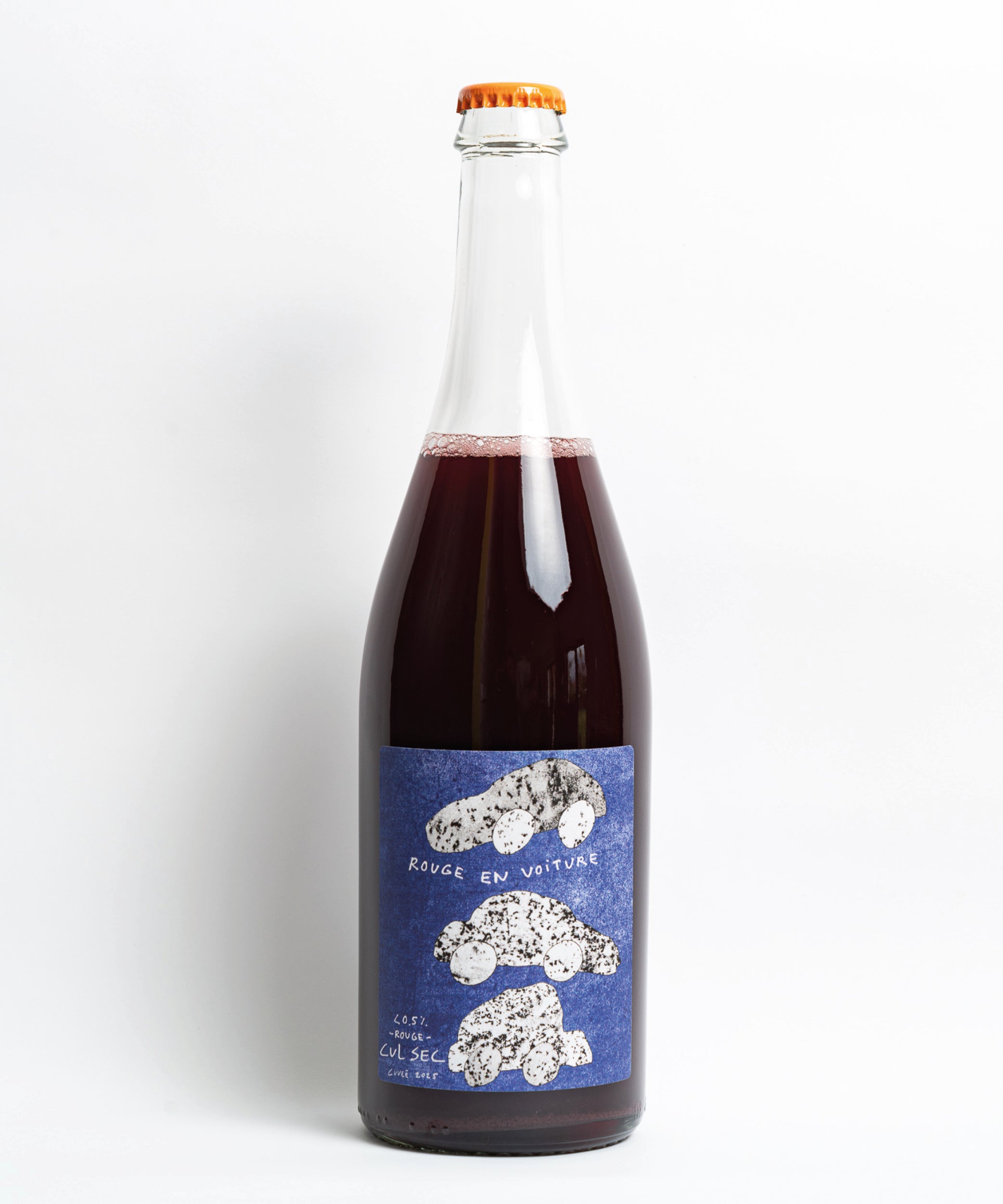 Rouge en Voiture - rouge